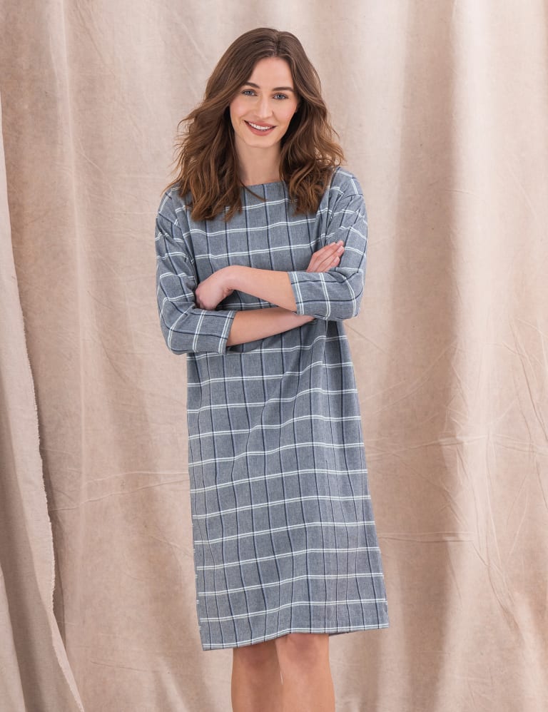 M&s sales checked dress