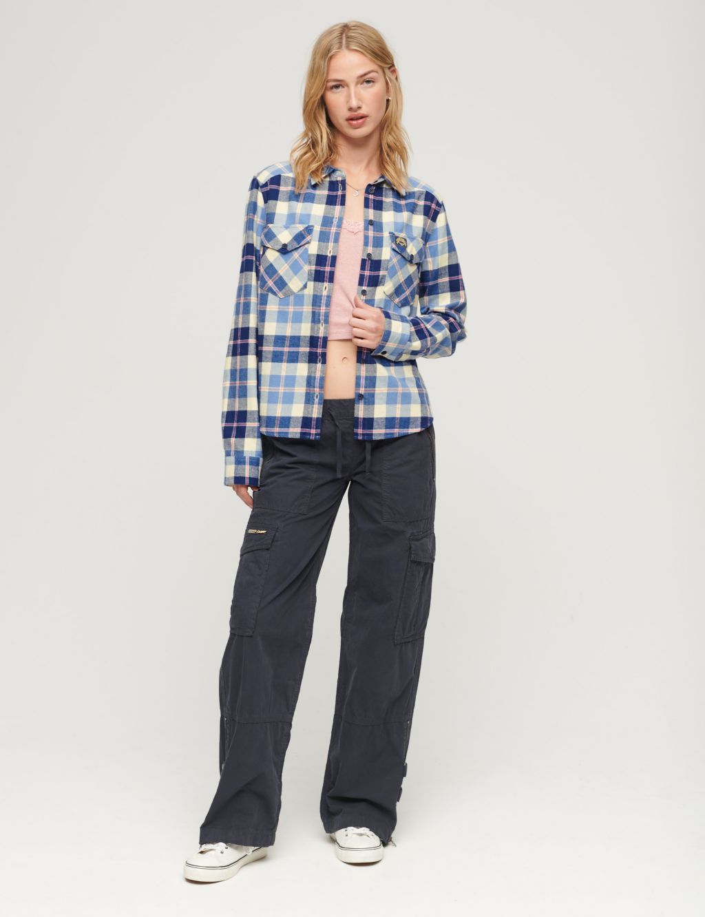 Organic Cotton Checked Relaxed Shirt 2 of 6