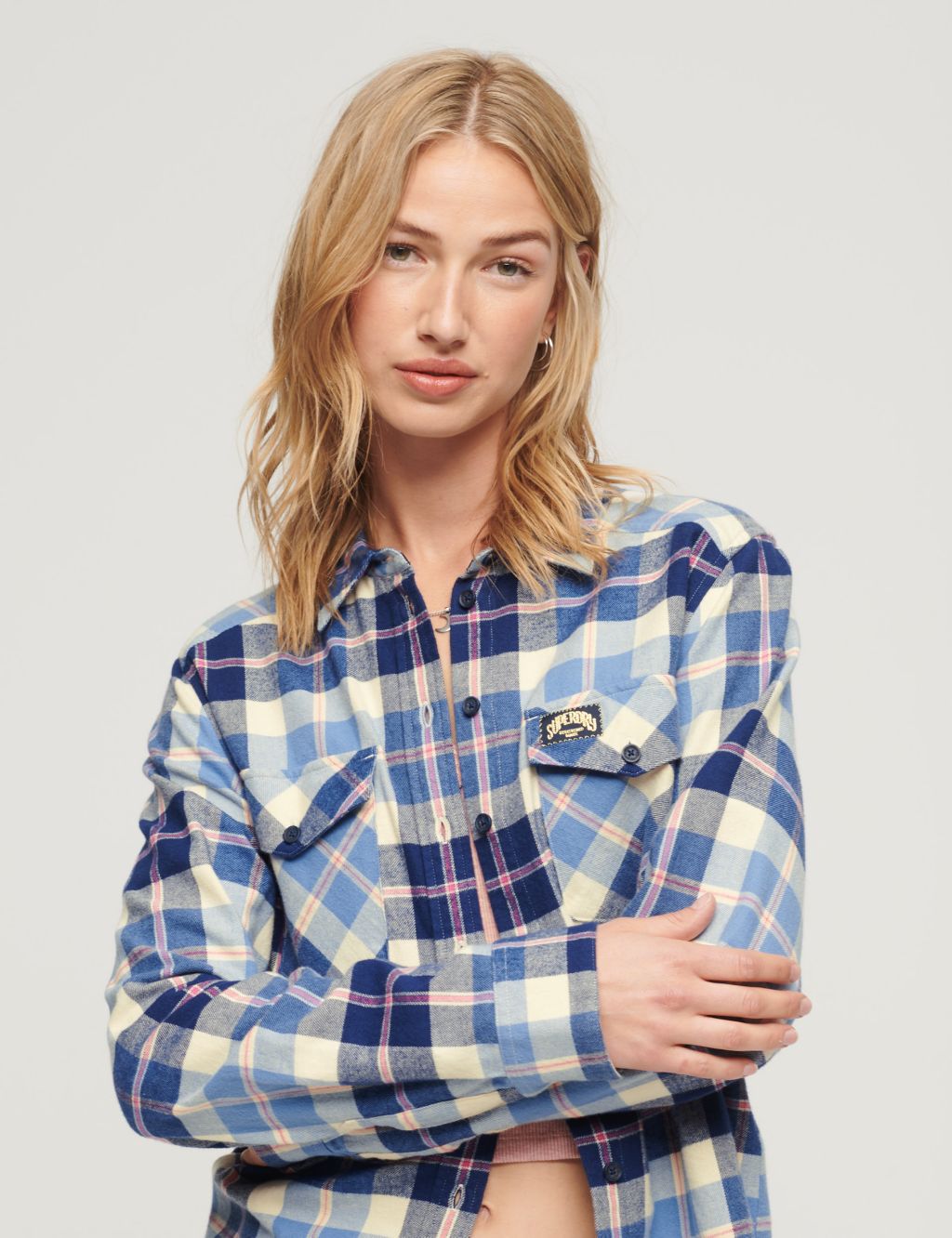 Organic Cotton Checked Relaxed Shirt 4 of 6