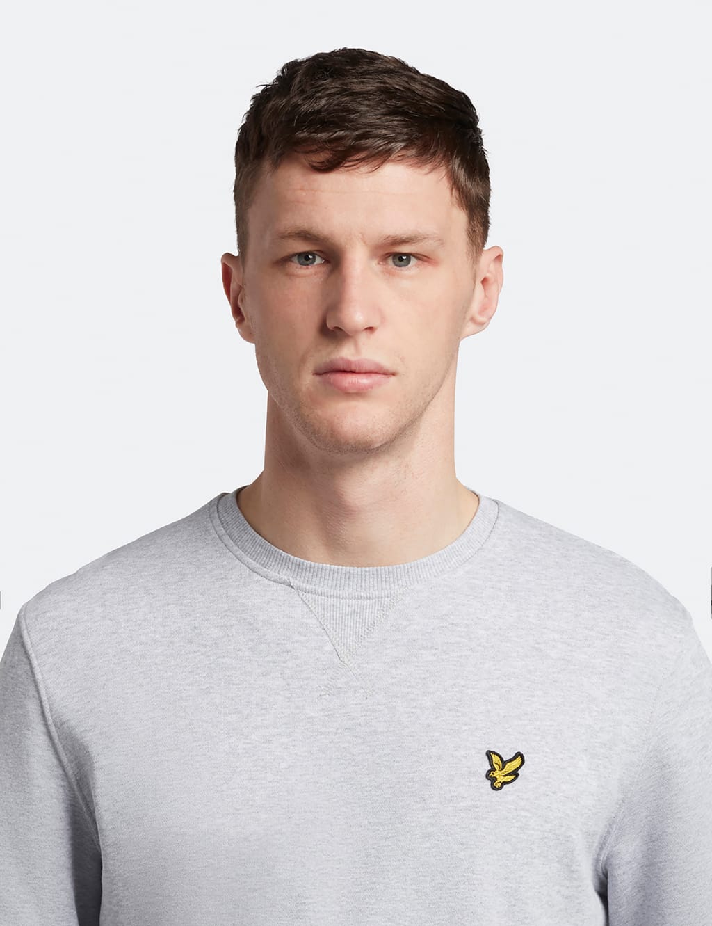 Organic Cotton Crew Neck Sweatshirt Lyle Scott M S