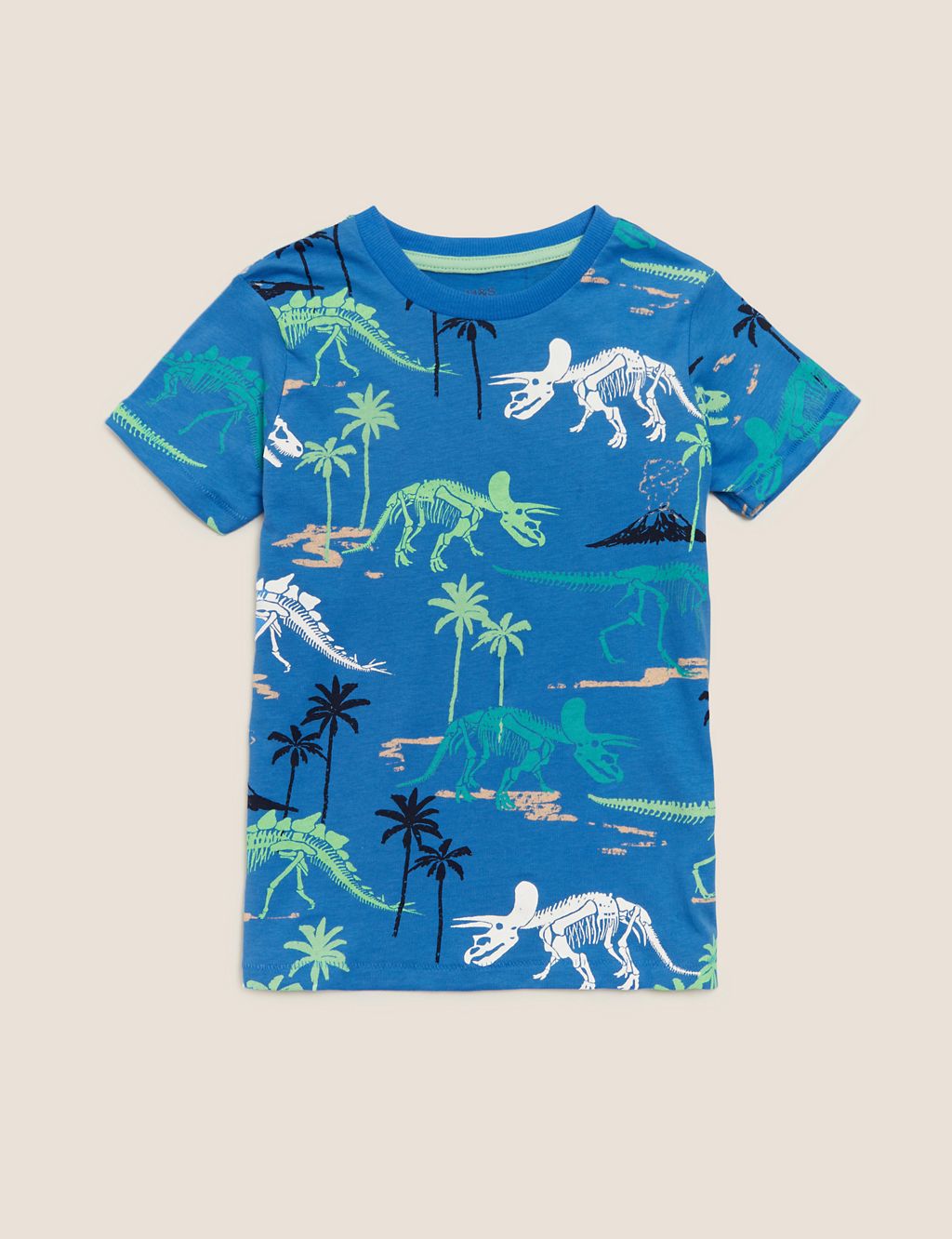 Organic Cotton Dinosaur T-Shirt (2-7 Yrs) 1 of 4