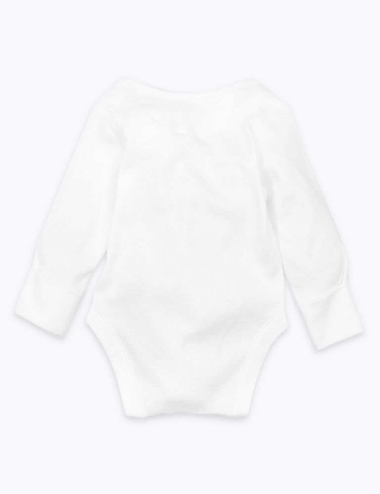 Organic Cotton Duck Embroidered Bodysuit 2 of 5