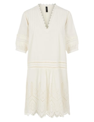 organic cotton smock dress