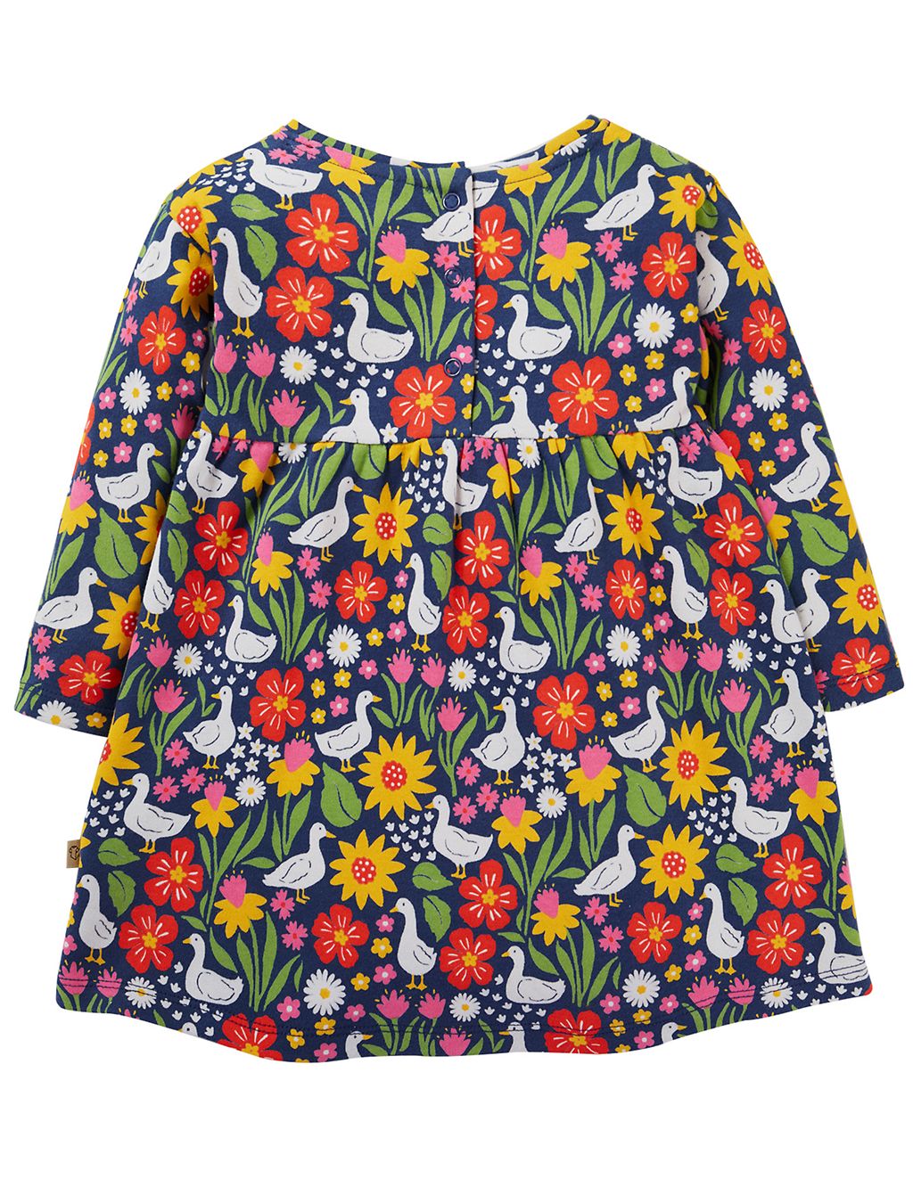 Organic Cotton Floral & Ducks Dress (0-4 Yrs) 2 of 5