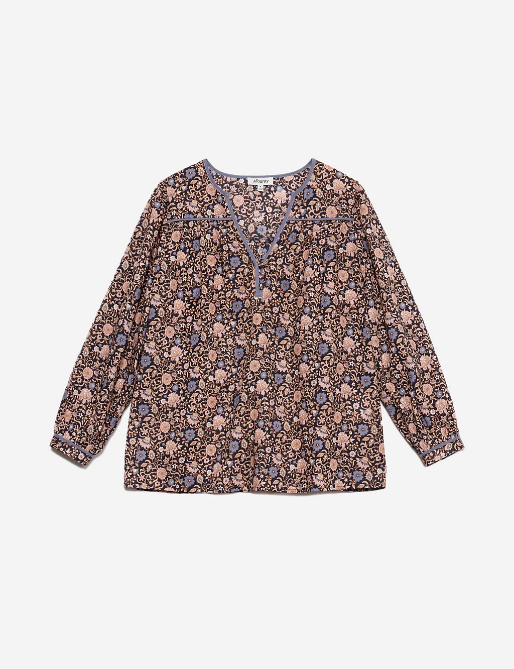 Organic Cotton Floral Blouse 1 of 4