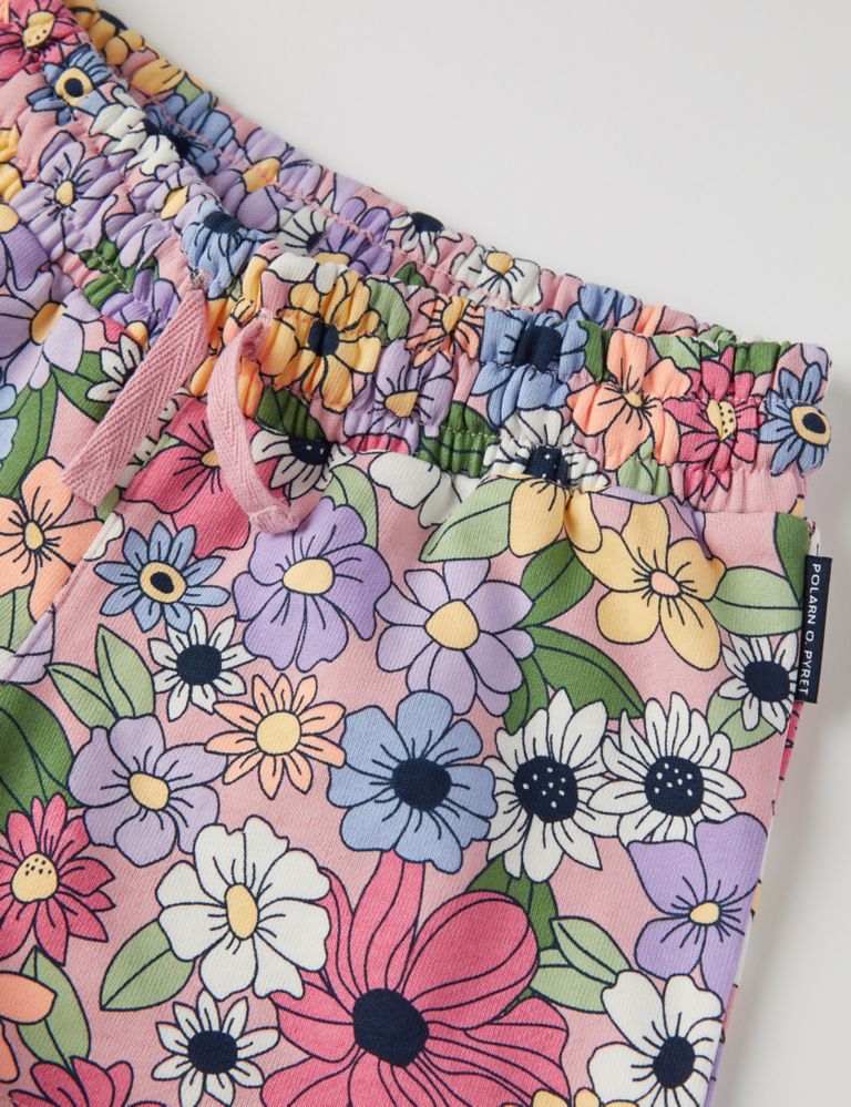 Organic Cotton Floral Shorts (1-10 Yrs) 2 of 2