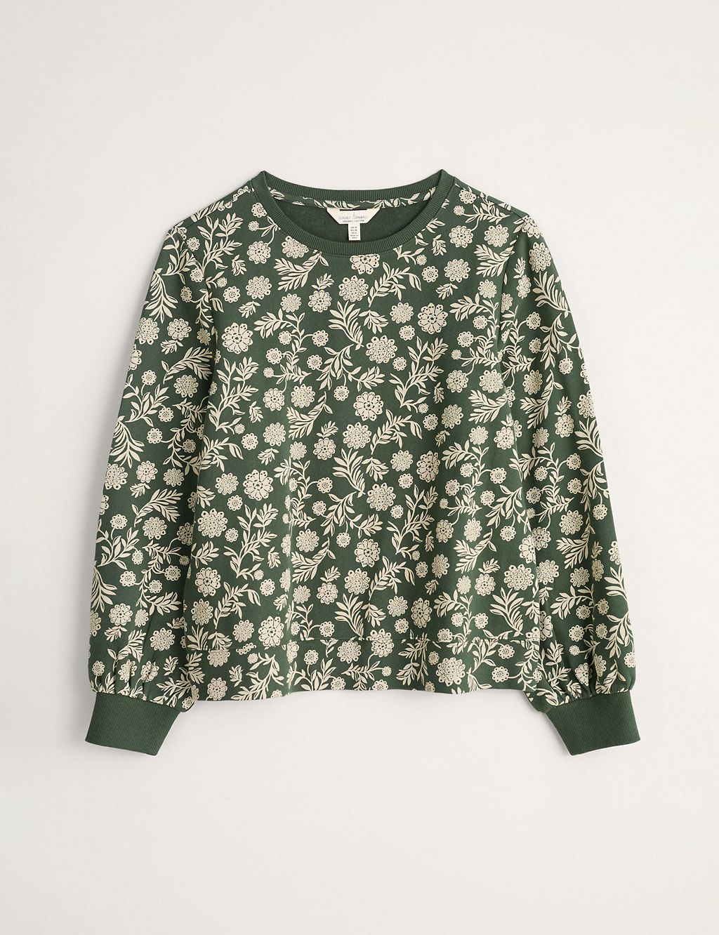 Organic Cotton Floral Sweatshirt | Seasalt Cornwall | M&S