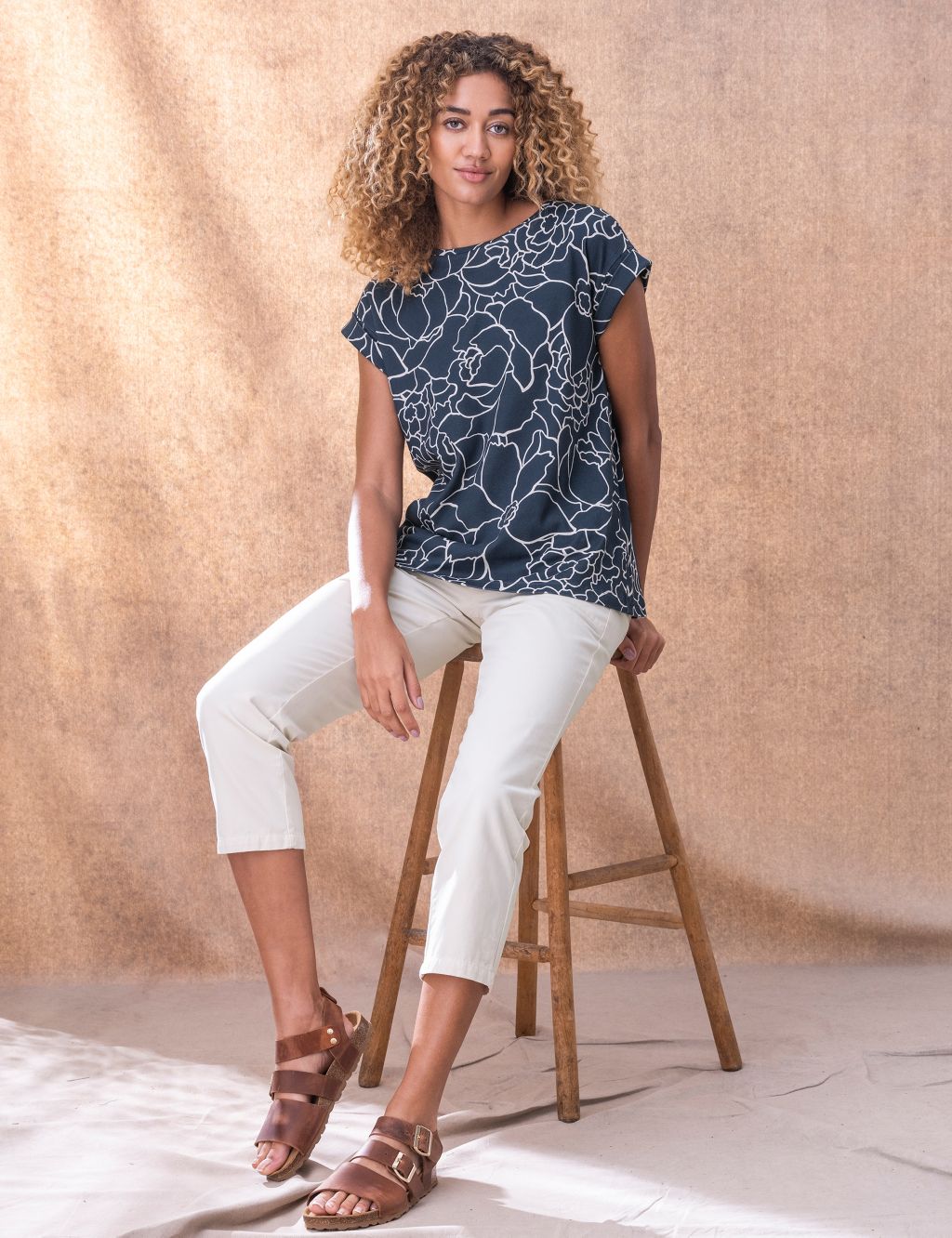 Organic Cotton Floral T-Shirt 2 of 5