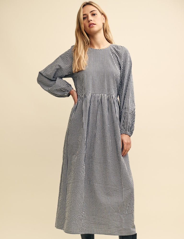 Gingham tea dress online