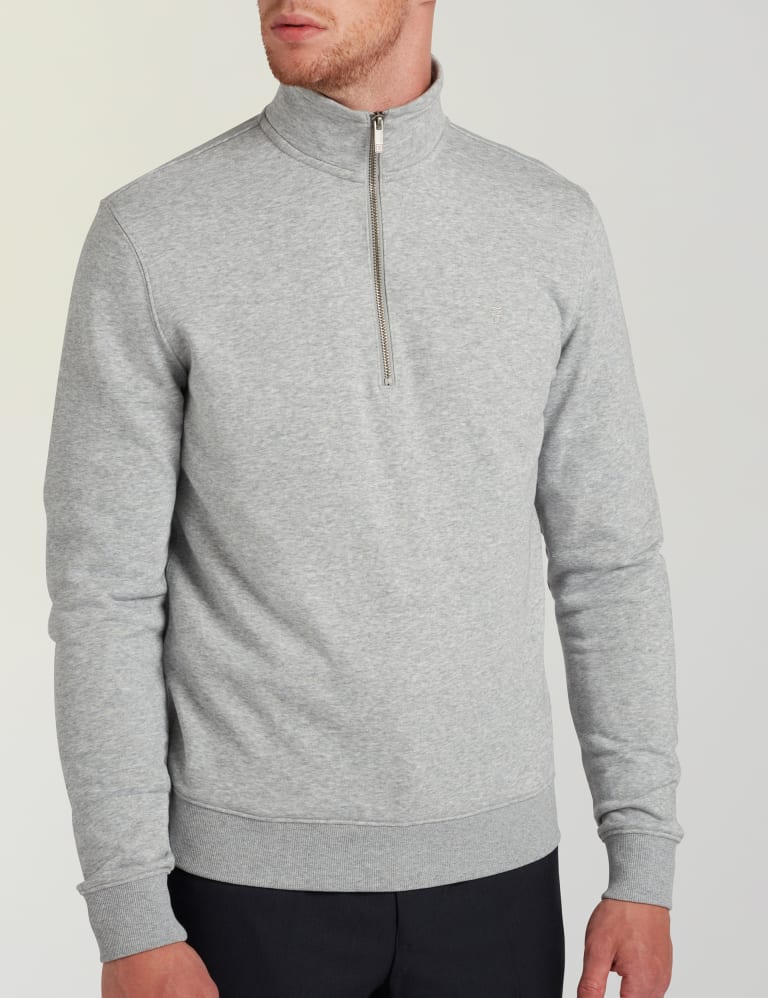 Organic Cotton Half Zip Sweatshirt 2 of 3