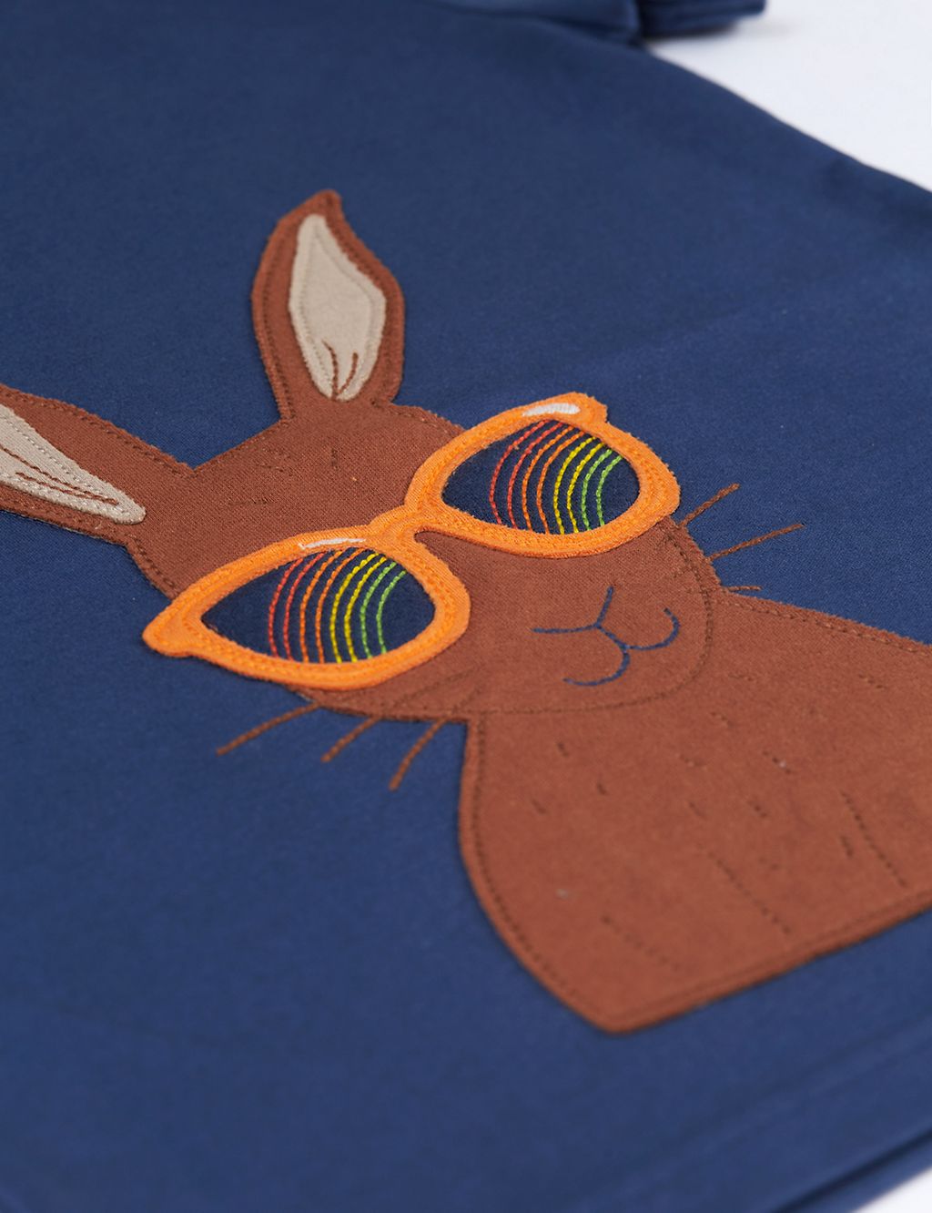 Organic Cotton Hare Appliqué T-Shirt (2-10 Yrs) 2 of 3