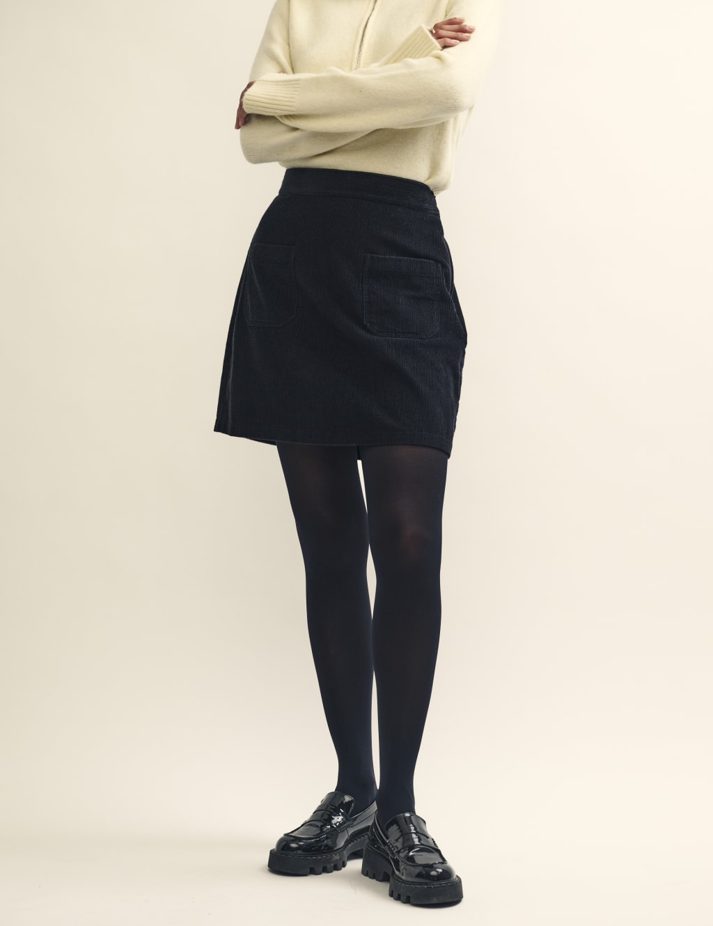 Black corduroy skirt 80 online