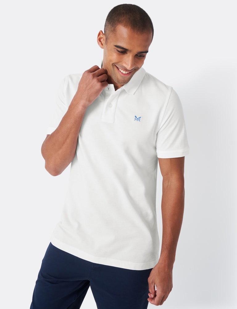 Men's cotton pique polo shirts on sale