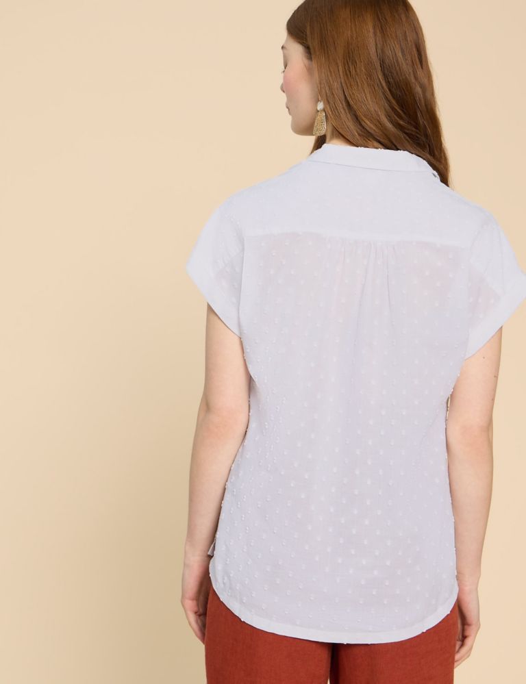 Organic Cotton Printed Collared Shirt 3 of 9