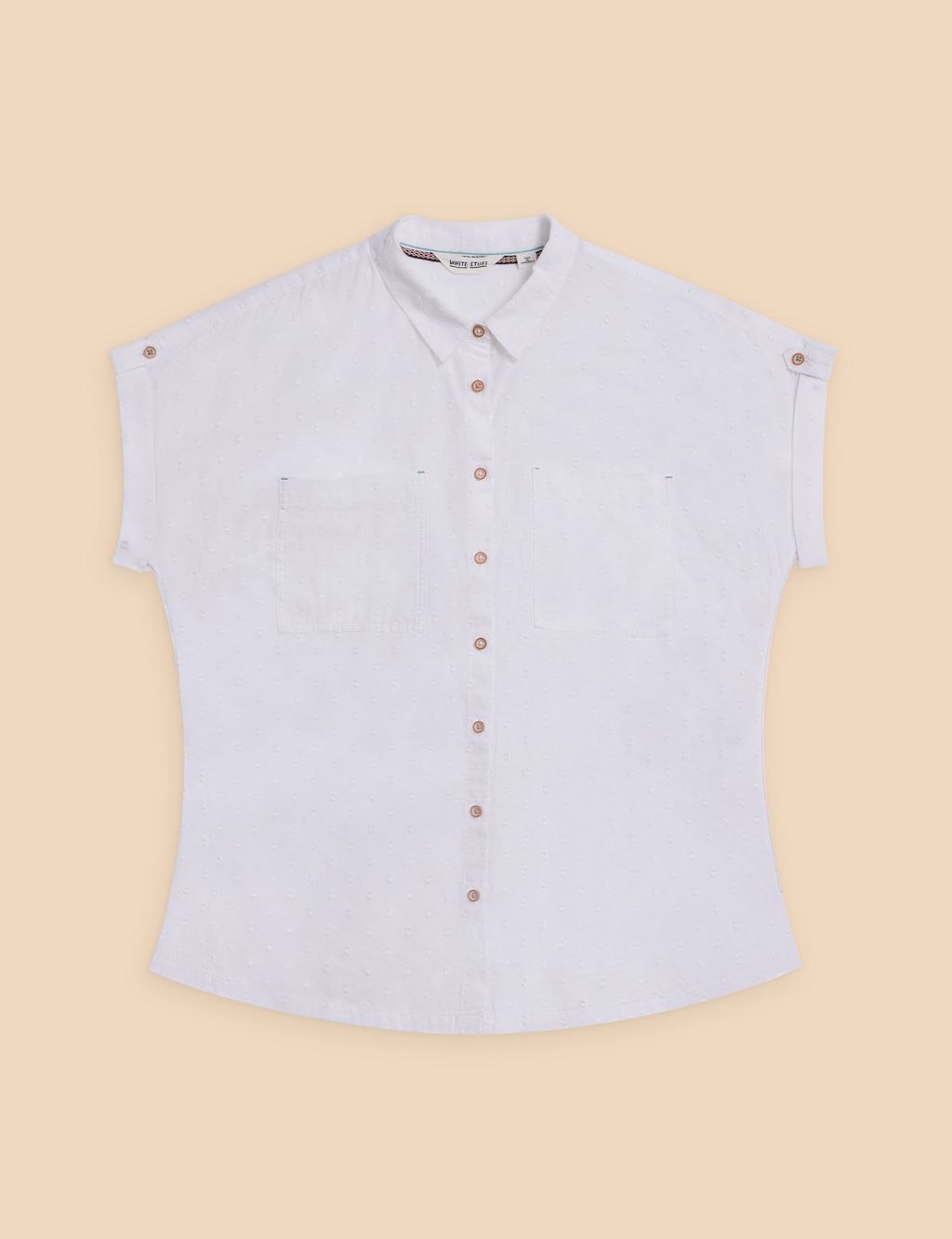 Organic Cotton Printed Collared Shirt 1 of 9
