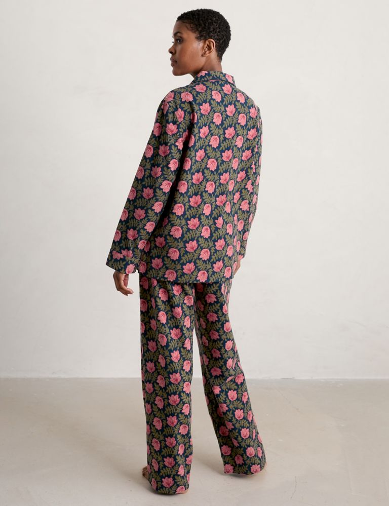 Organic Cotton Printed Pyjama Set 3 of 5