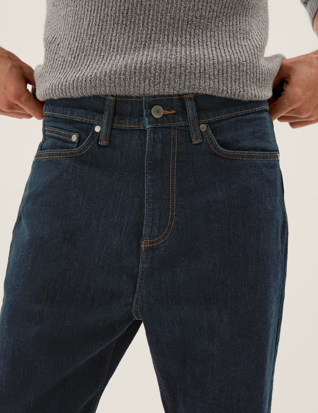 Organic Cotton Straight Fit Stretch Jeans 5 of 6