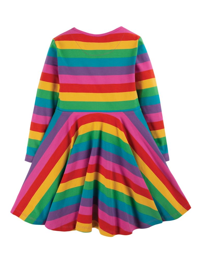 Organic Cotton Striped Dress (6 Mths - 7 Yrs) 4 of 4