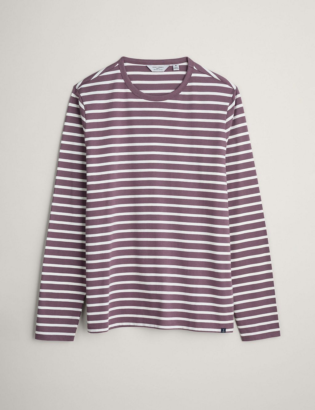 Organic Cotton Striped Long Sleeve T-Shirt 1 of 5