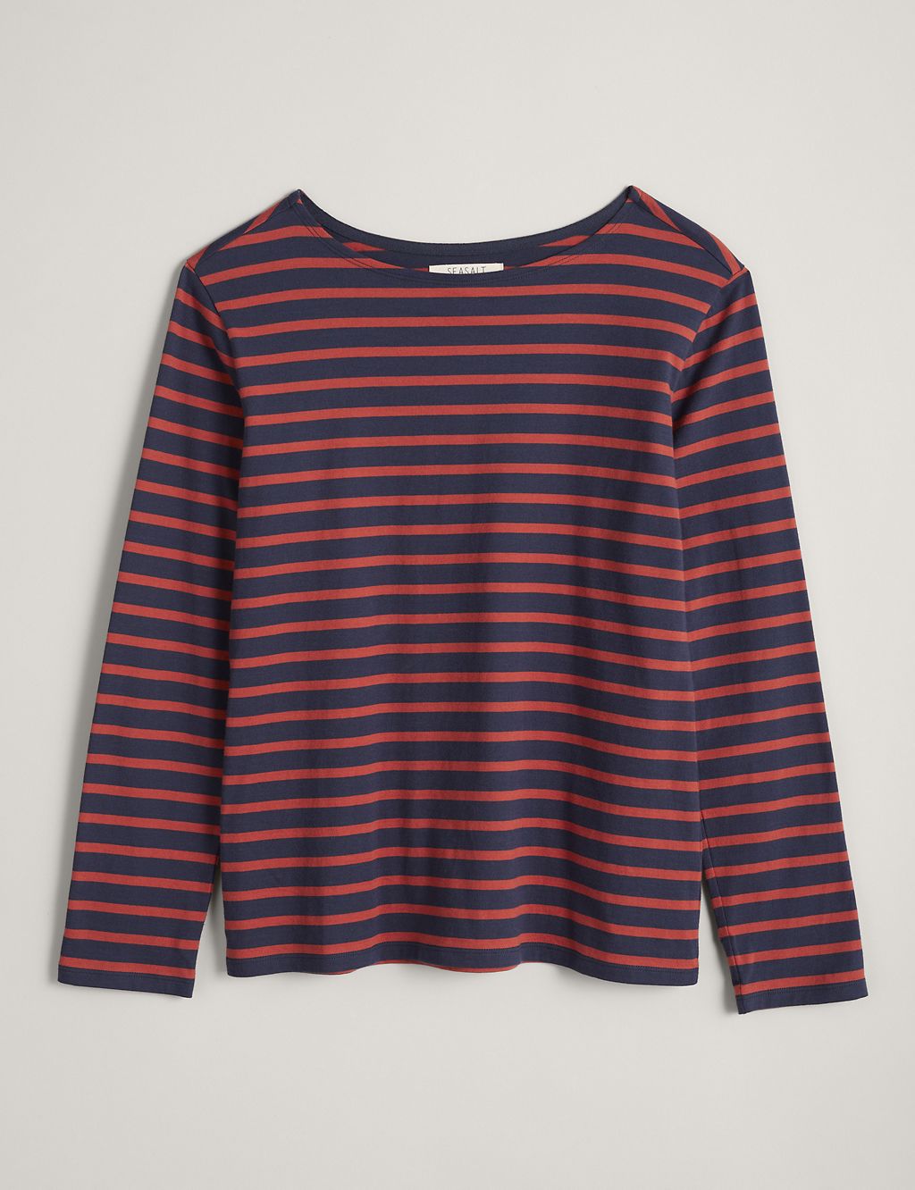 Organic Cotton Striped Long Sleeve Top 1 of 4