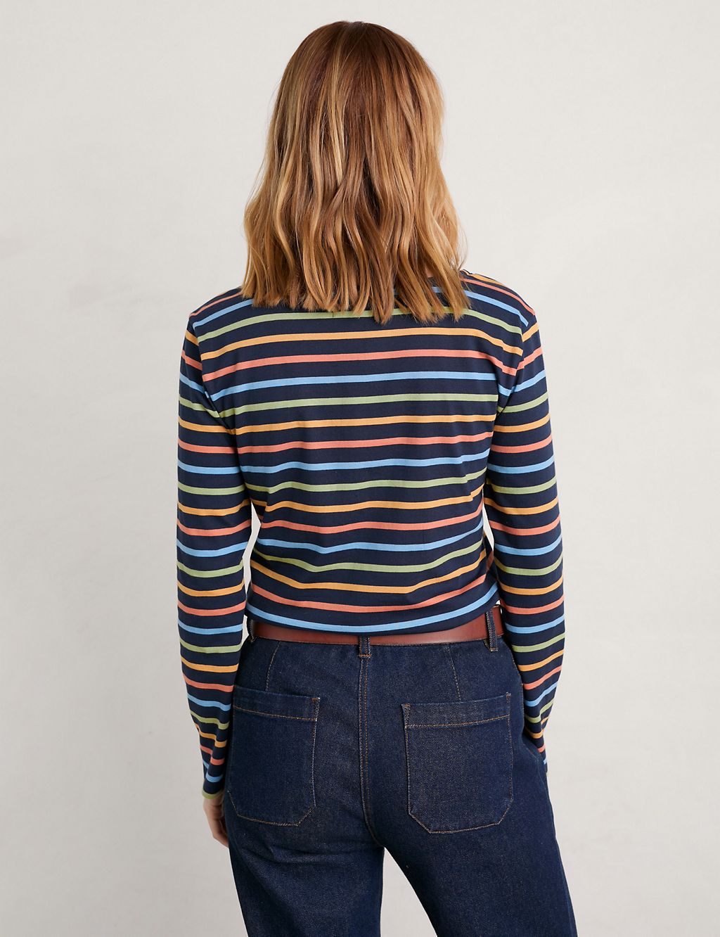 Organic Cotton Striped Long Sleeve Top 4 of 5