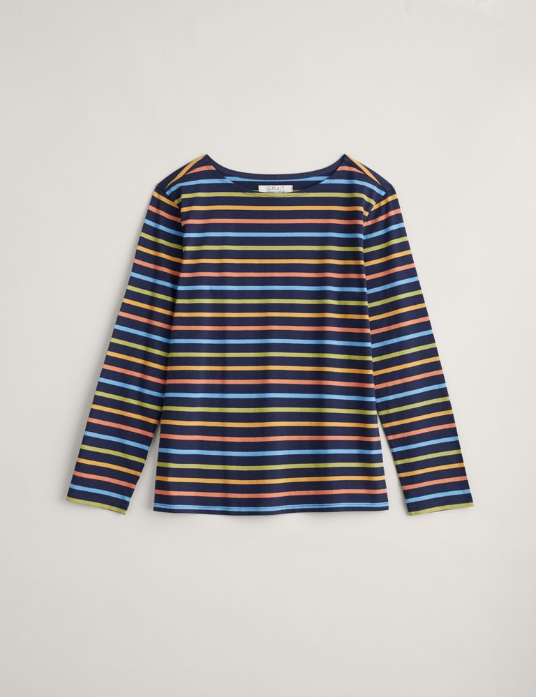 Organic Cotton Striped Long Sleeve Top 2 of 5