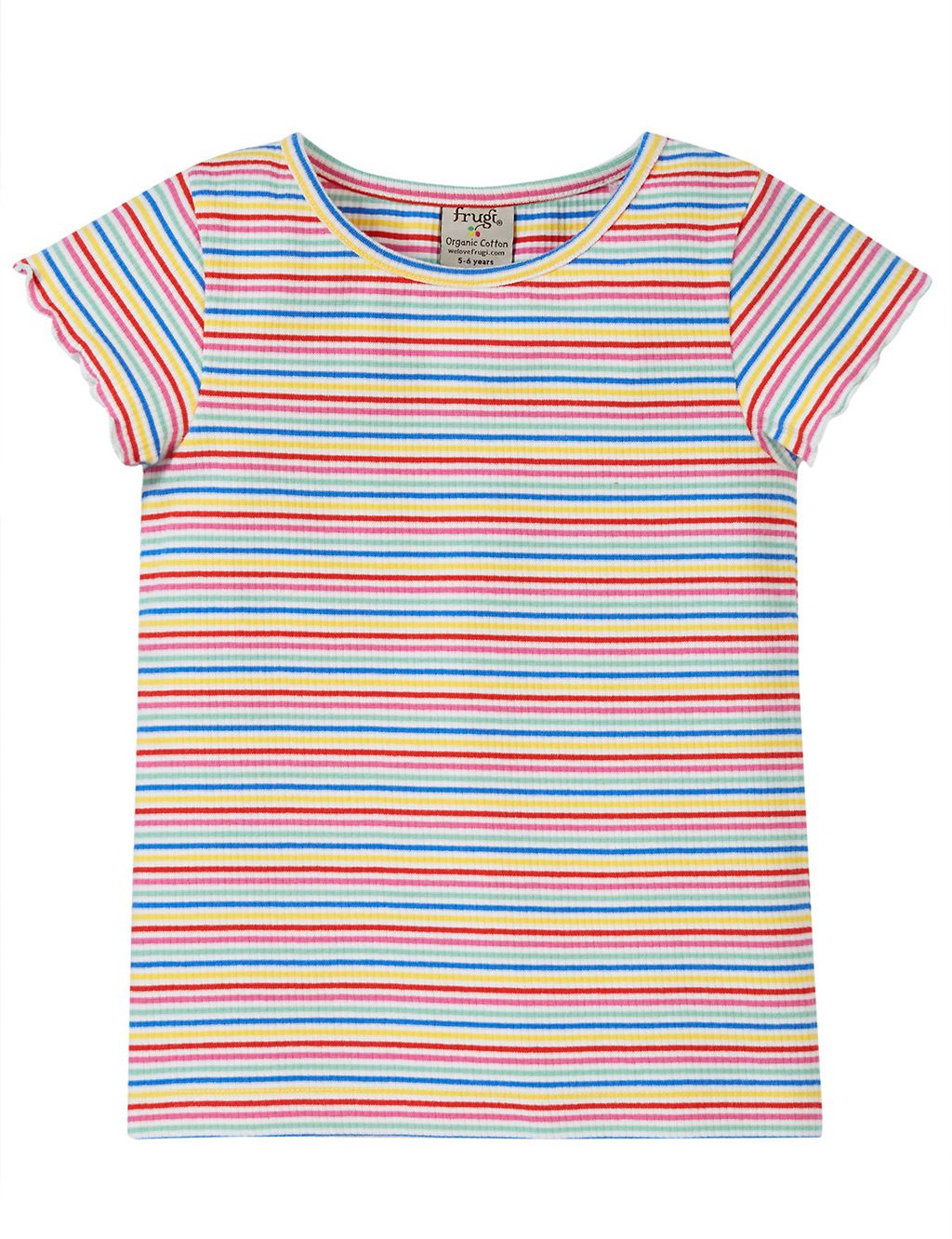 Organic Cotton Striped T-Shirt (2-10 Yrs) 3 of 4