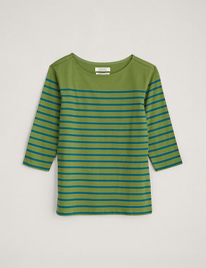 Organic Cotton Striped T-Shirt Image 2 of 5
