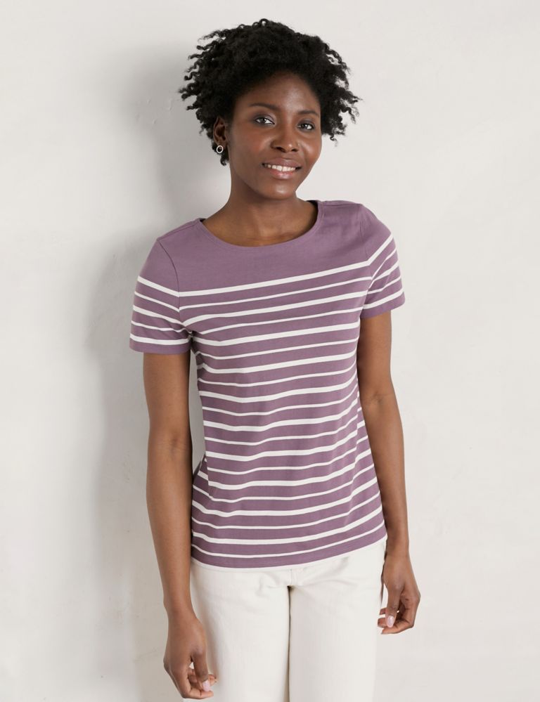 Organic Cotton Striped T-Shirt 3 of 5