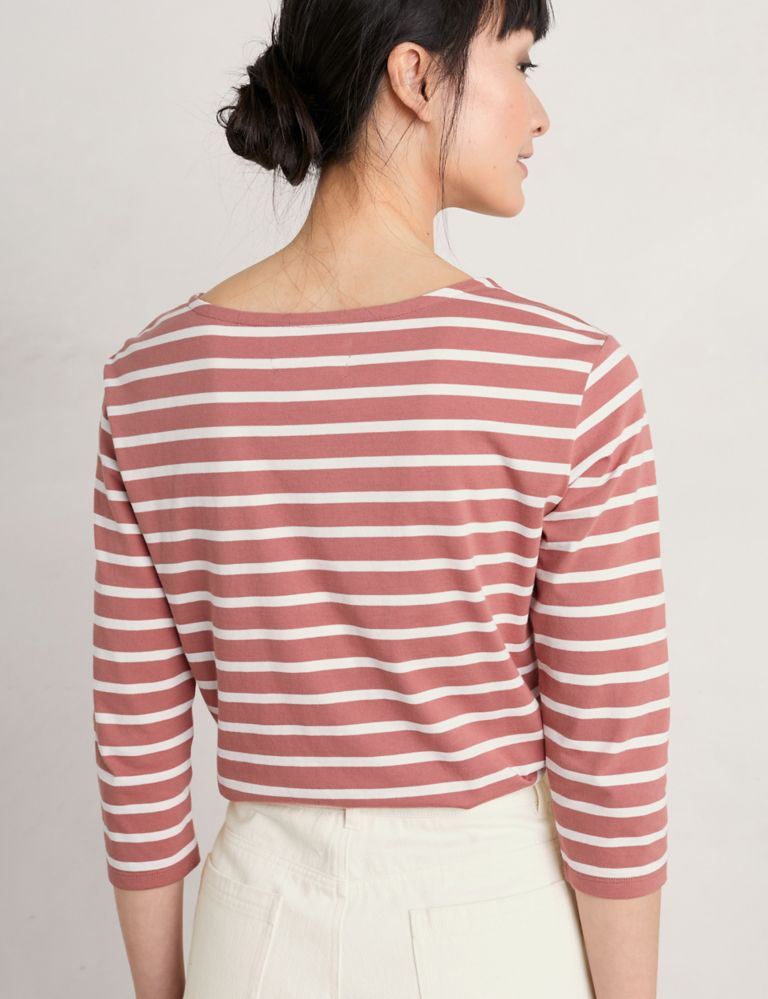 Organic Cotton Striped T-Shirt 4 of 5