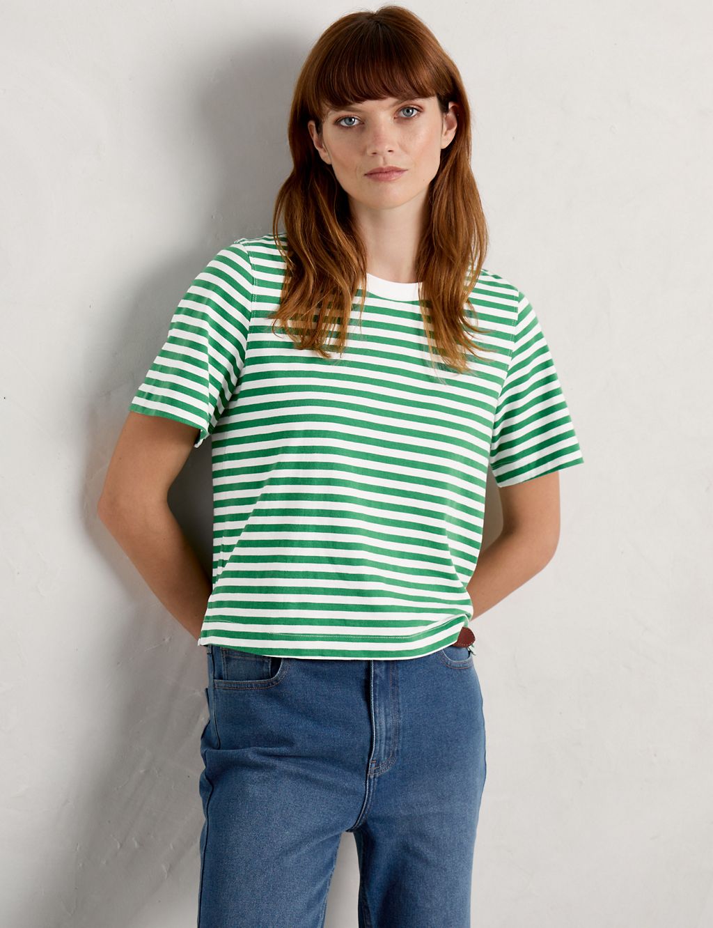 Organic Cotton Striped T-Shirt 2 of 5