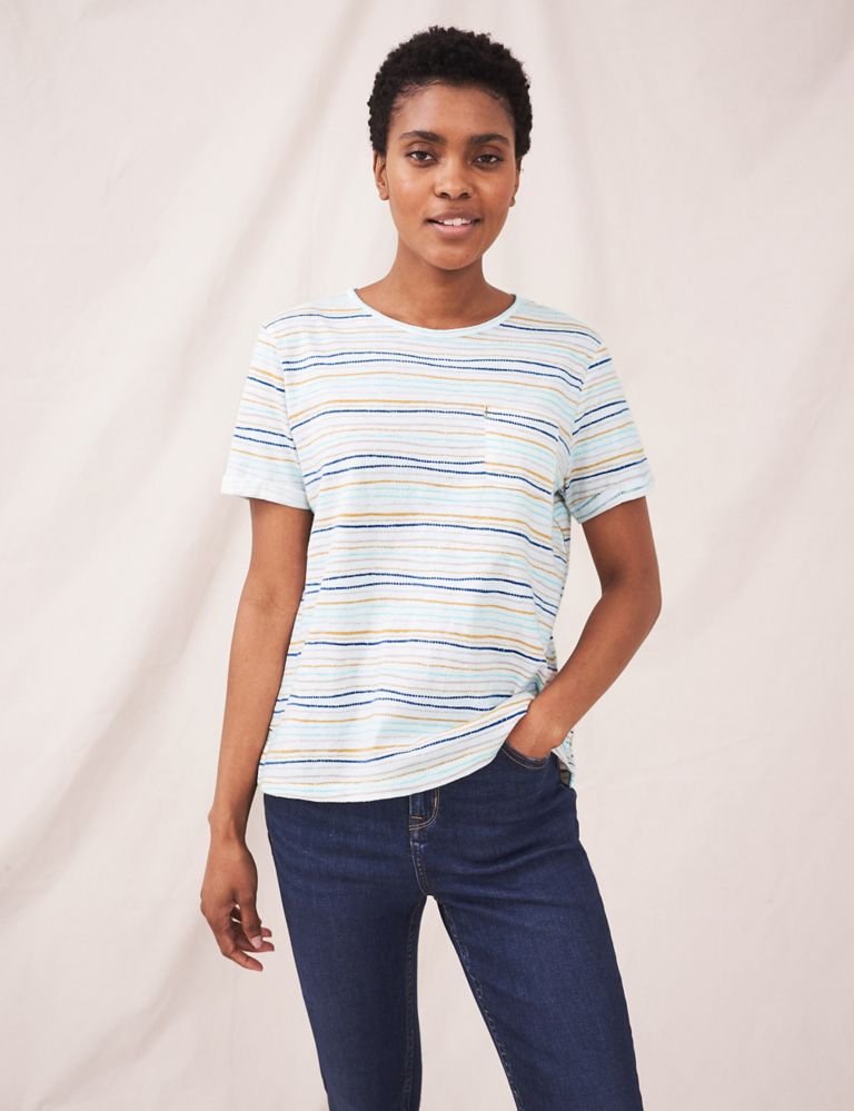 Organic Cotton Striped T-Shirt 1 of 4