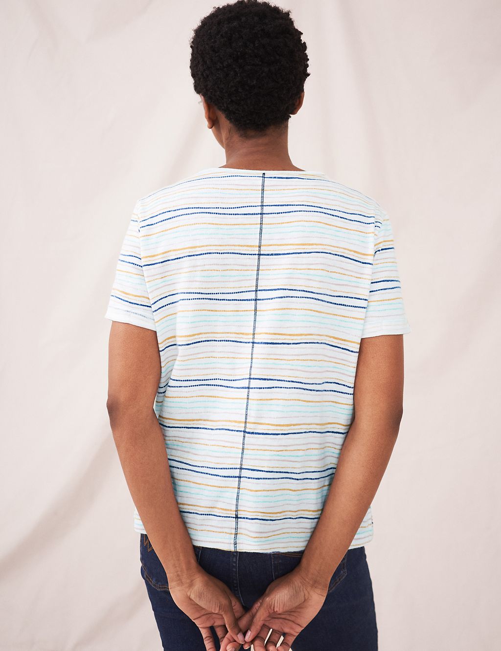 Organic Cotton Striped T-Shirt 2 of 4