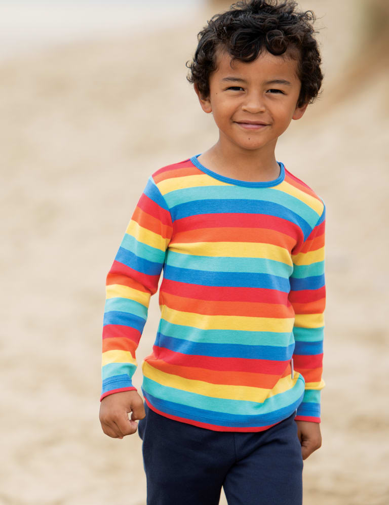 Organic Cotton Striped Top (0-7 Yrs) 3 of 3