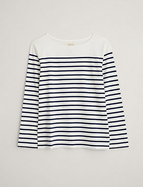 Organic Cotton Striped Top Image 2 of 5
