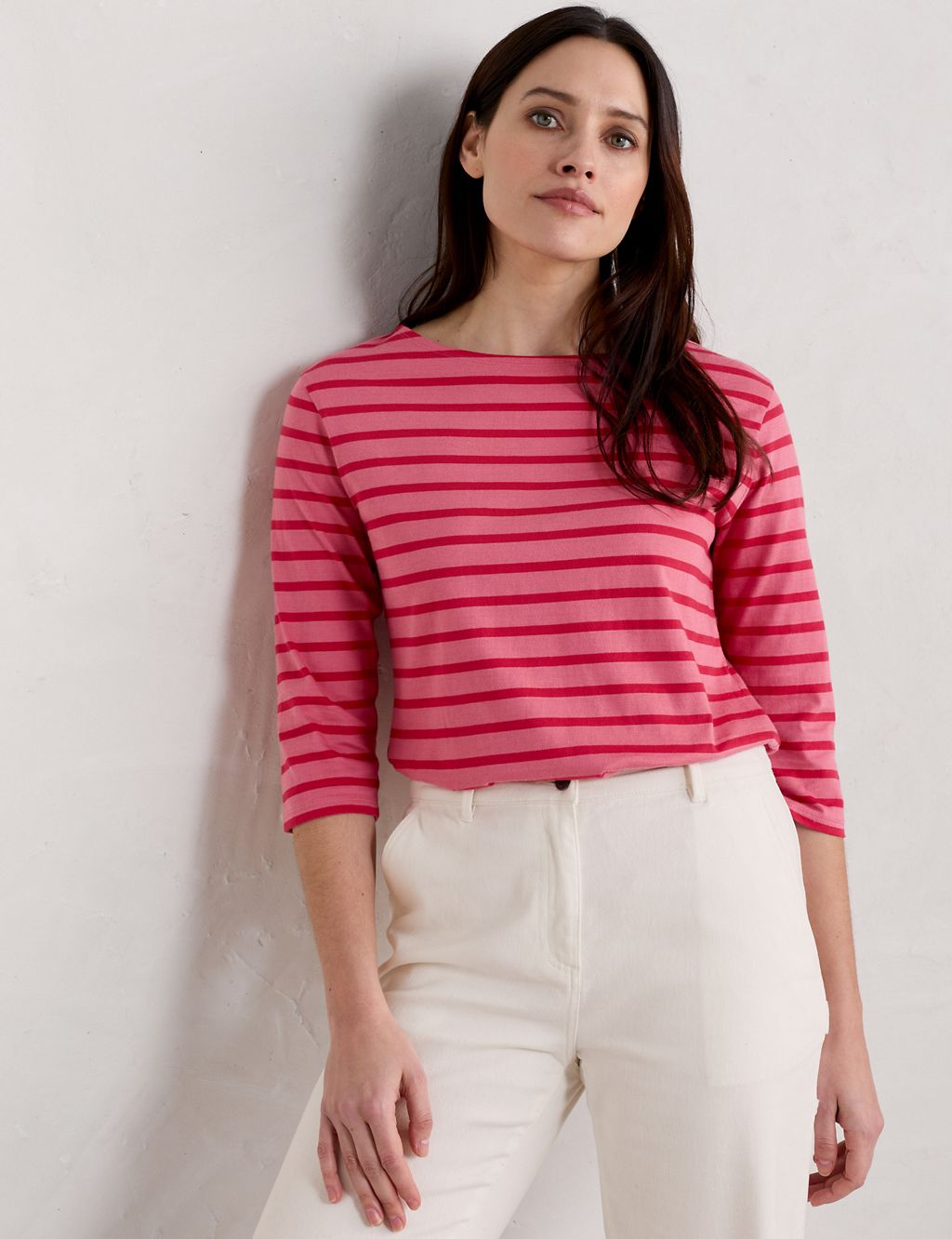 Organic Cotton Striped Top 2 of 5