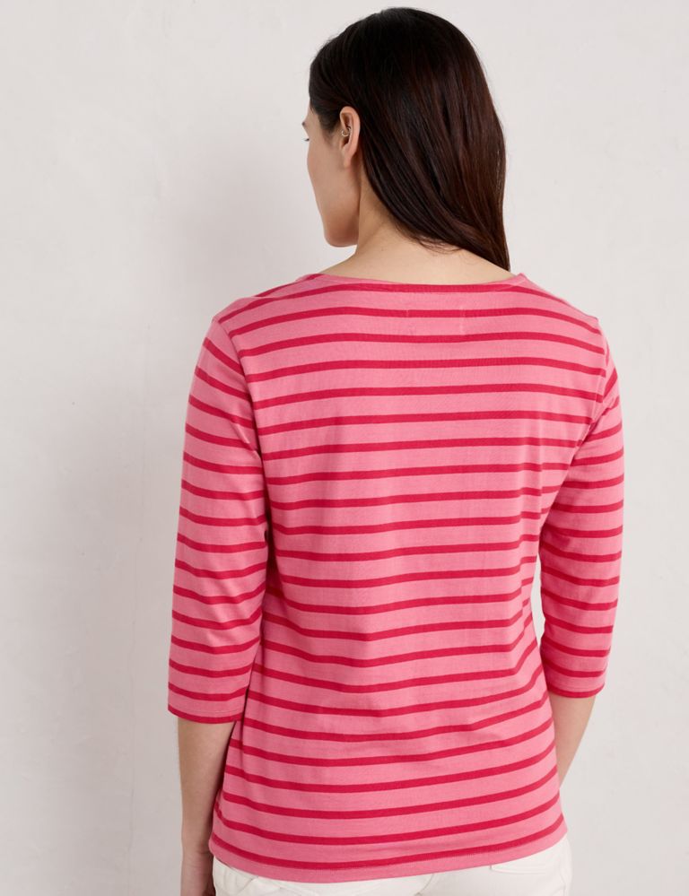 Organic Cotton Striped Top 4 of 5