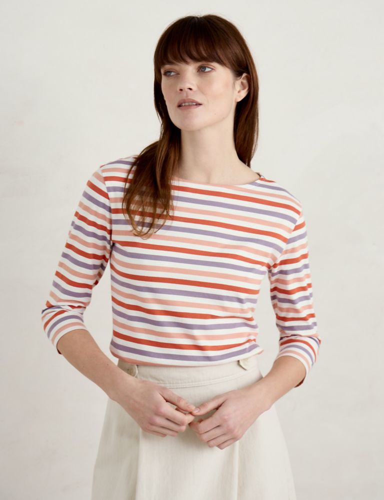 Organic Cotton Striped Top 3 of 5