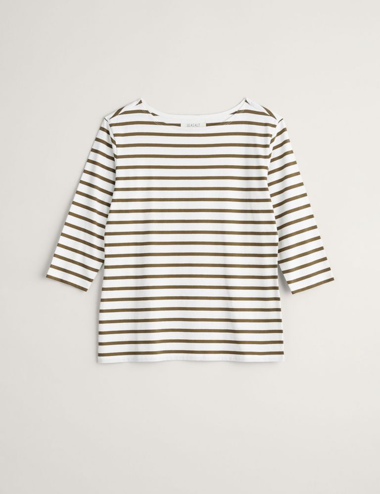 Organic Cotton Striped Top 2 of 5