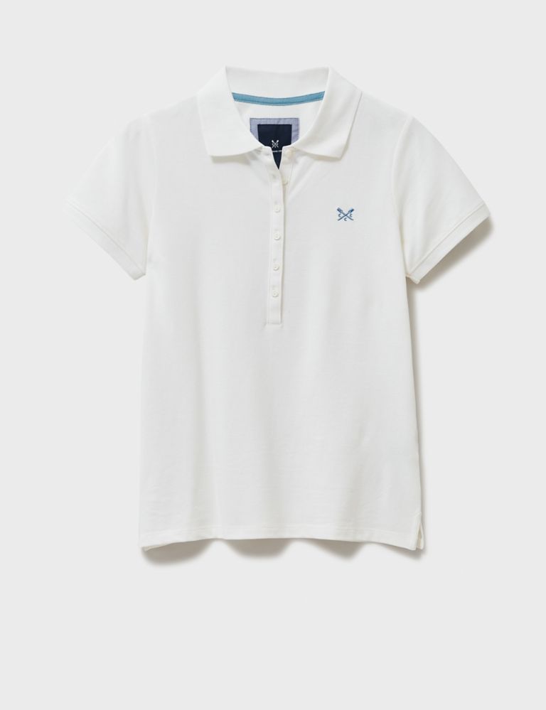 Organic Cotton Textured Polo Top | Crew Clothing | M&S
