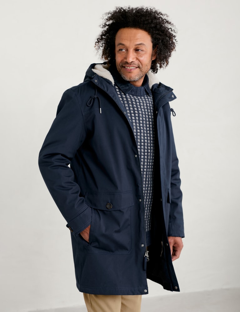 Organic Cotton Waterproof Parka Jacket 1 of 6