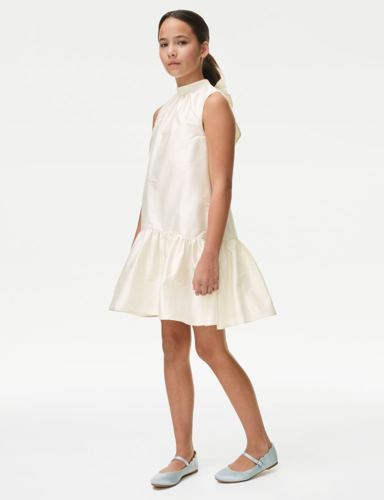 Organza Bow Dress (7-16 Yrs) 1 of 4