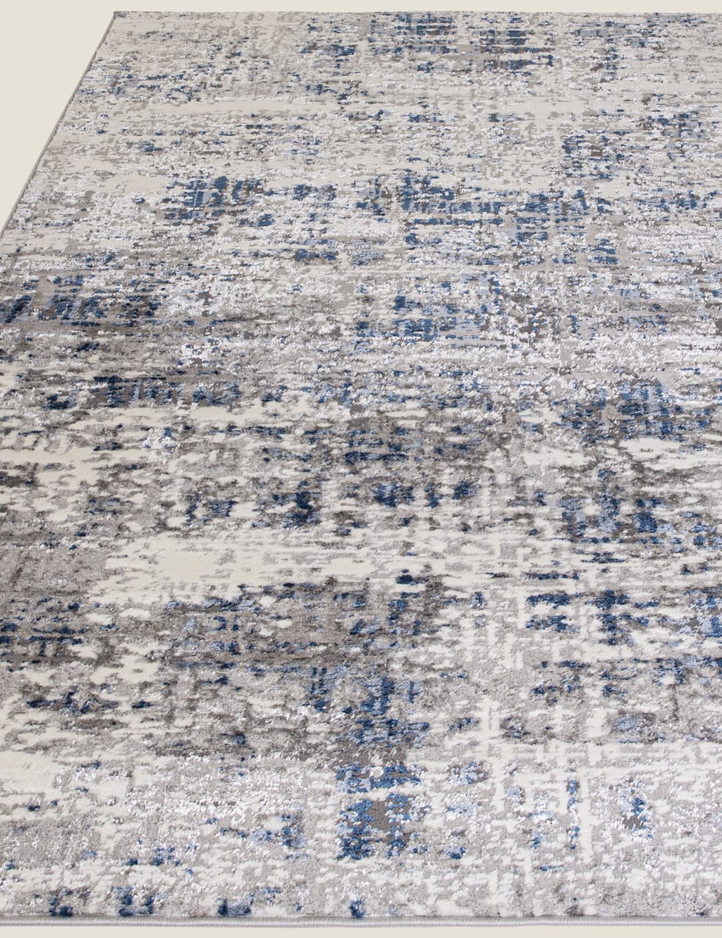 Orion Abstract Metallic Rug Asiatic M&S