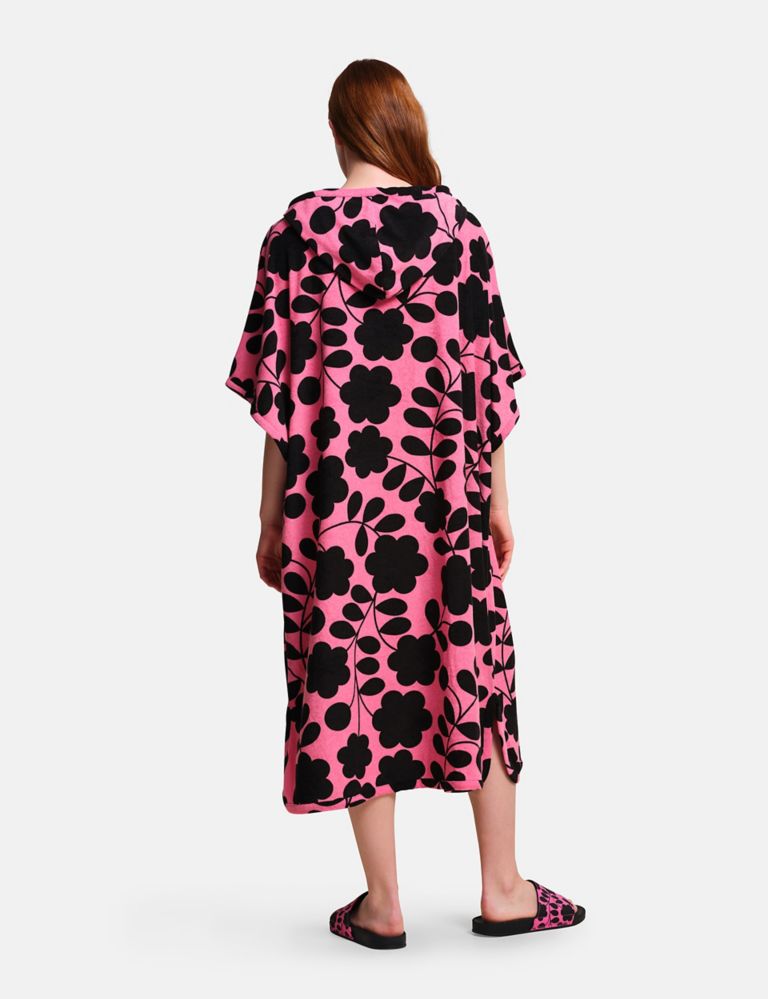 Orla Kiely Floral Towelling Robe 3 of 6
