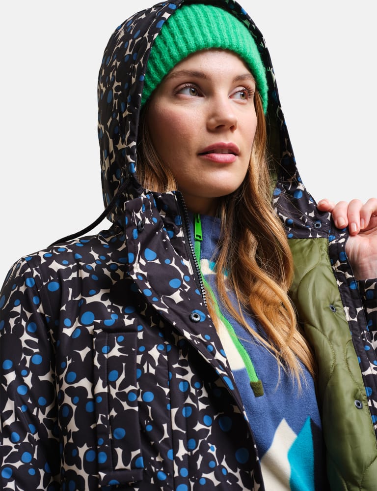 Orla Kiely | Parka Coat | M&S Hooded Regatta Waterproof