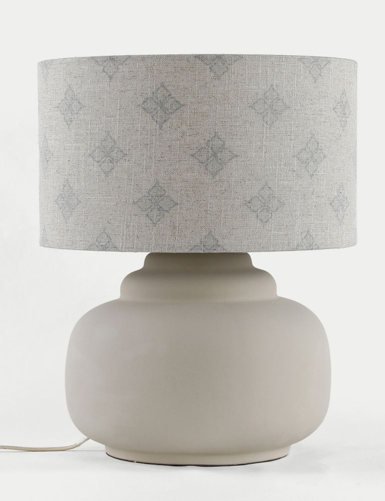 Ornate Ceramic Table Lamp 1 of 7