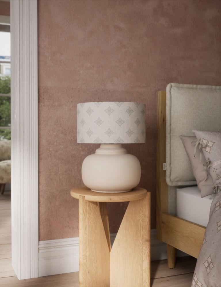 Ornate Ceramic Table Lamp 4 of 7