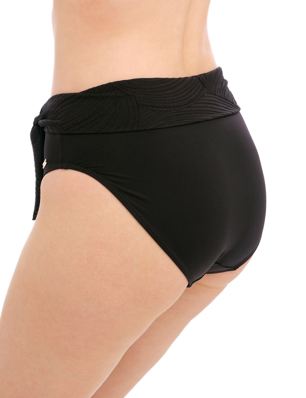 Wolford Seamless High Waist Bikini Bottoms in Black