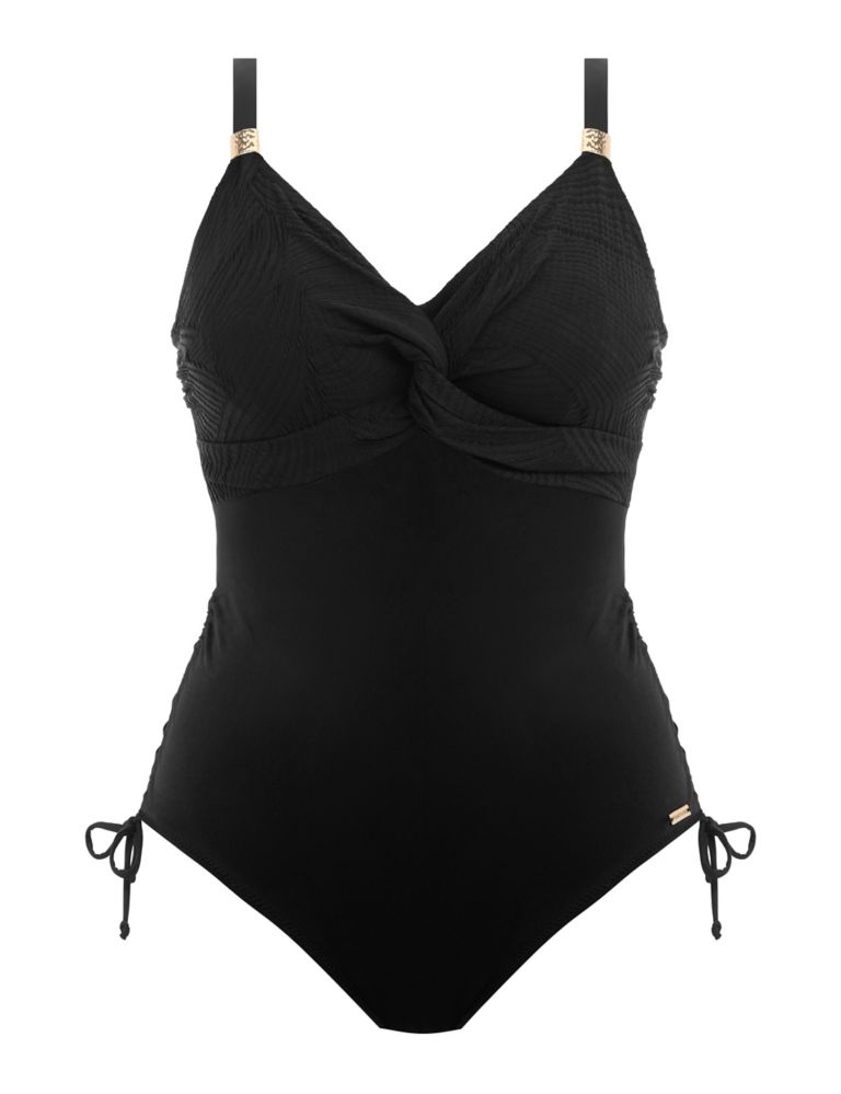 Ottawa Wired Twist Front Ruched Swimsuit | Fantasie | M&S