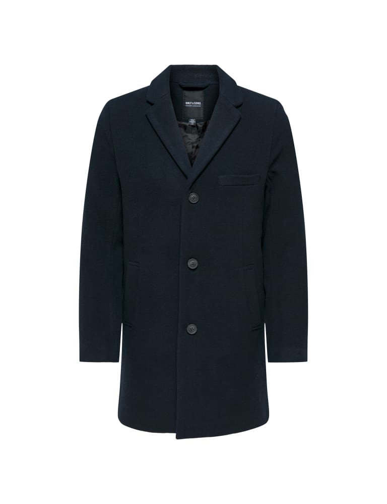 Overcoat with Wool ONLY SONS M S
